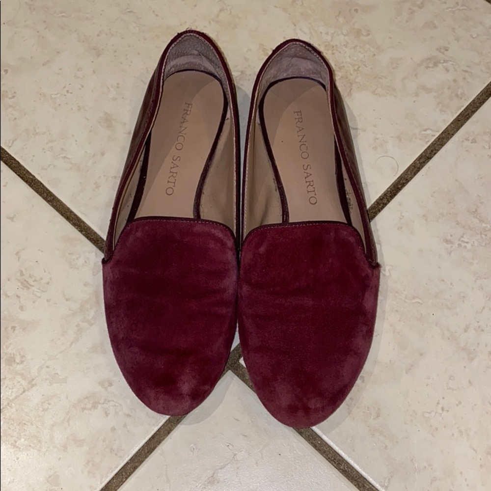 Franco Sarto Leather & Suede Loafer-style Flats